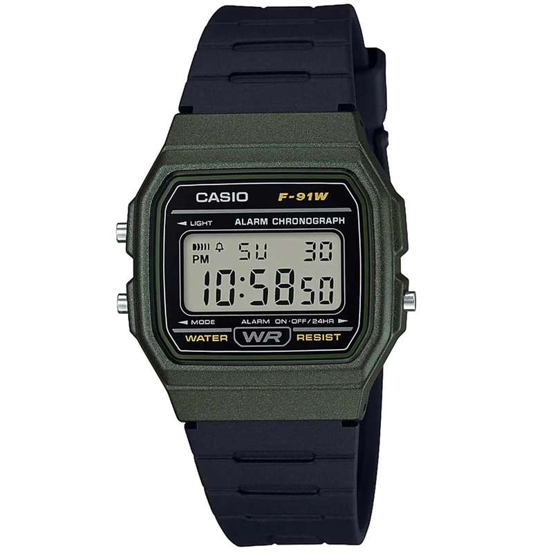 ساعت مچی زنانه-مردانه کاسیو (Casio) مدل F-91WM-3A